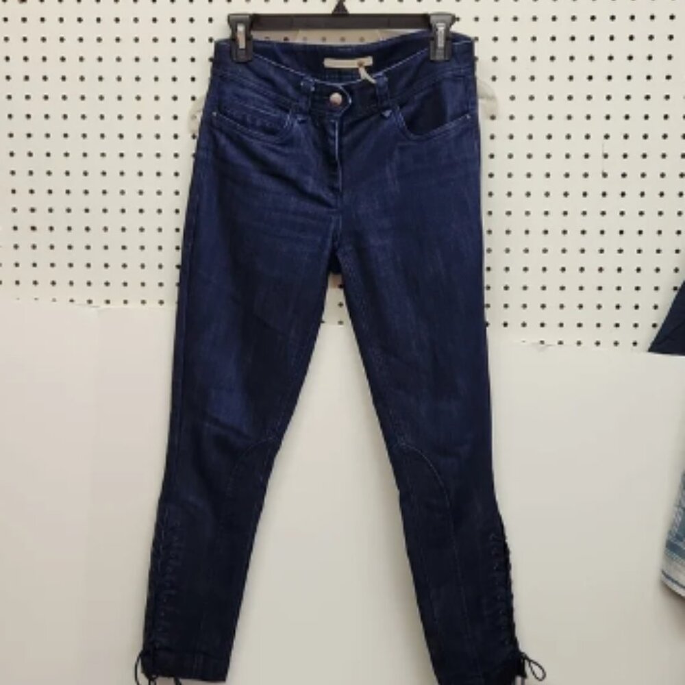 LEIFSDOTTIR jeans women's size 26 dark wash EUC